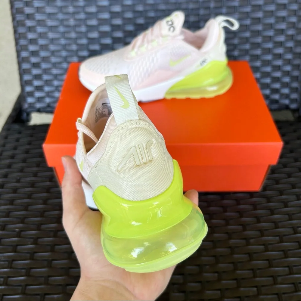 NIKE AIR MAX 270 GUAVA ICE LIFE LIME - MENS 9 / WOMENS 10.5 - Picture 3 of 5